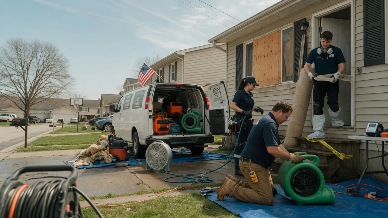 Water Damage Restoration in Cowden, IL near me